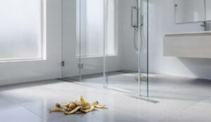 Kalkflecken an der Duschkabine: Kartoffelschale wirkt überraschend effektiv